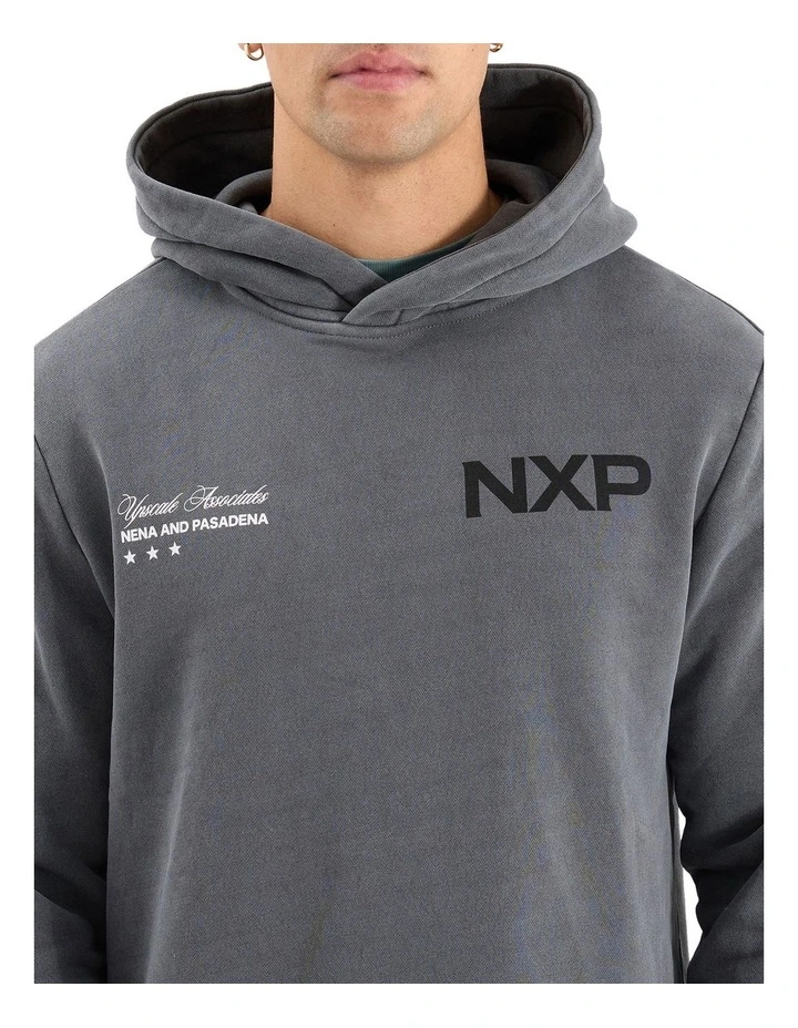 Duster Dual Curved Hoodie in Grey image 6