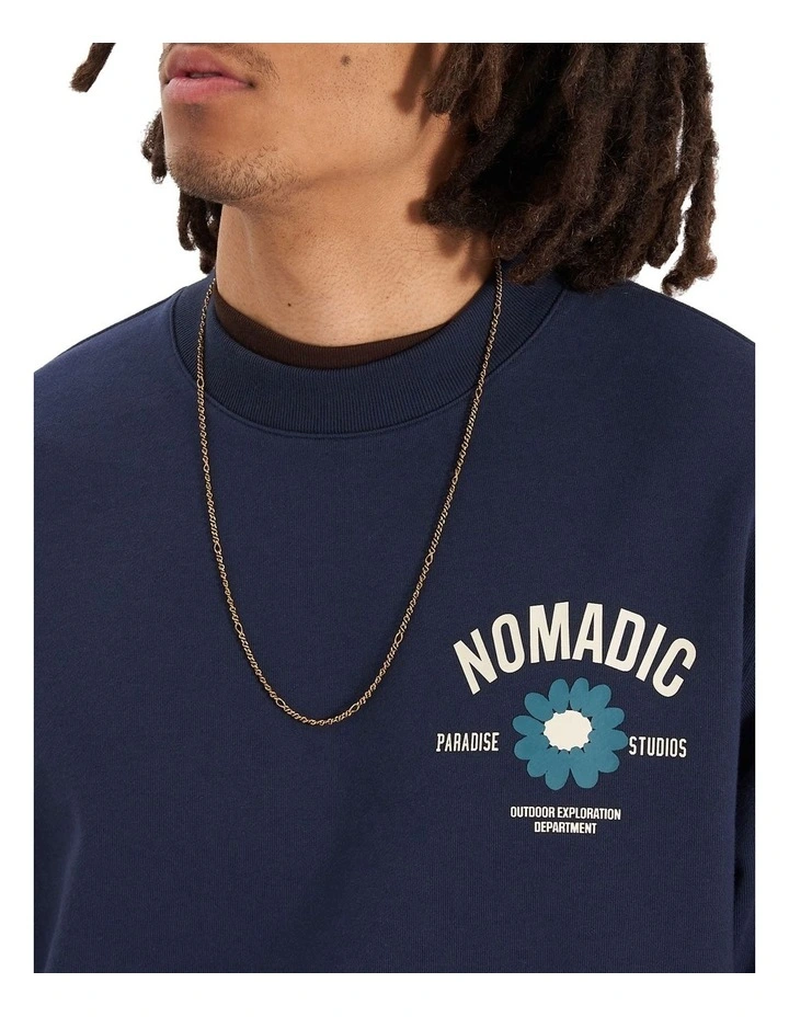 Studio Sweater in Navy image 7