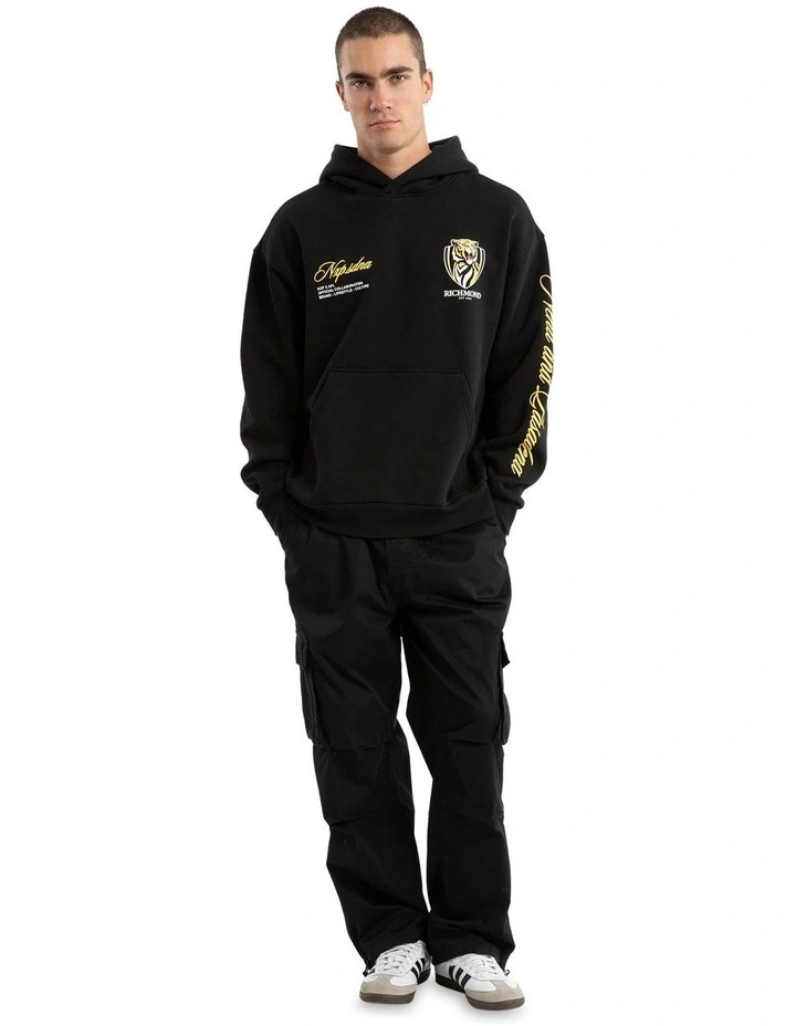 Richmond Season Hoodie in Black image 2