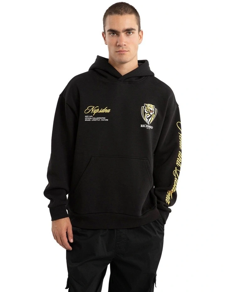 Richmond Season Hoodie in Black image 3