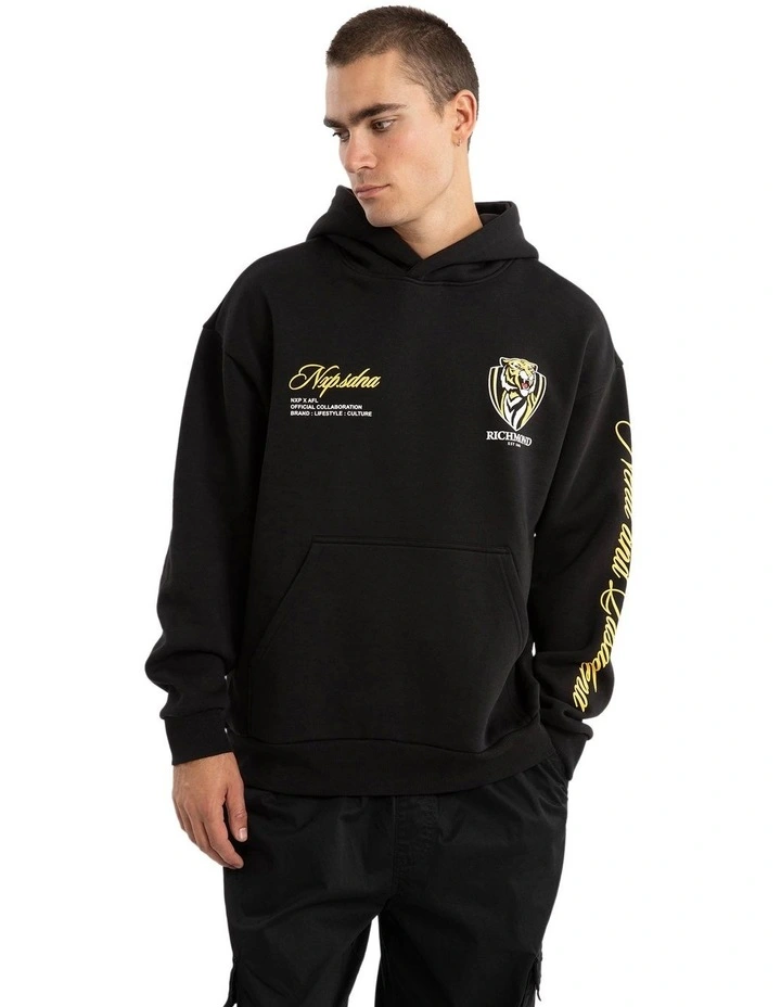 Richmond Season Hoodie in Black image 4
