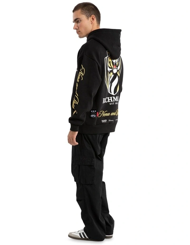 Richmond Season Hoodie in Black image 5