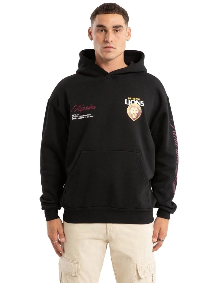 Brisbane Season Hoodie in Jet Black image 2