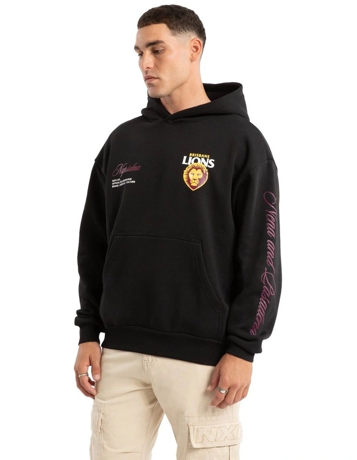 Brisbane Season Hoodie in Jet Black image 3