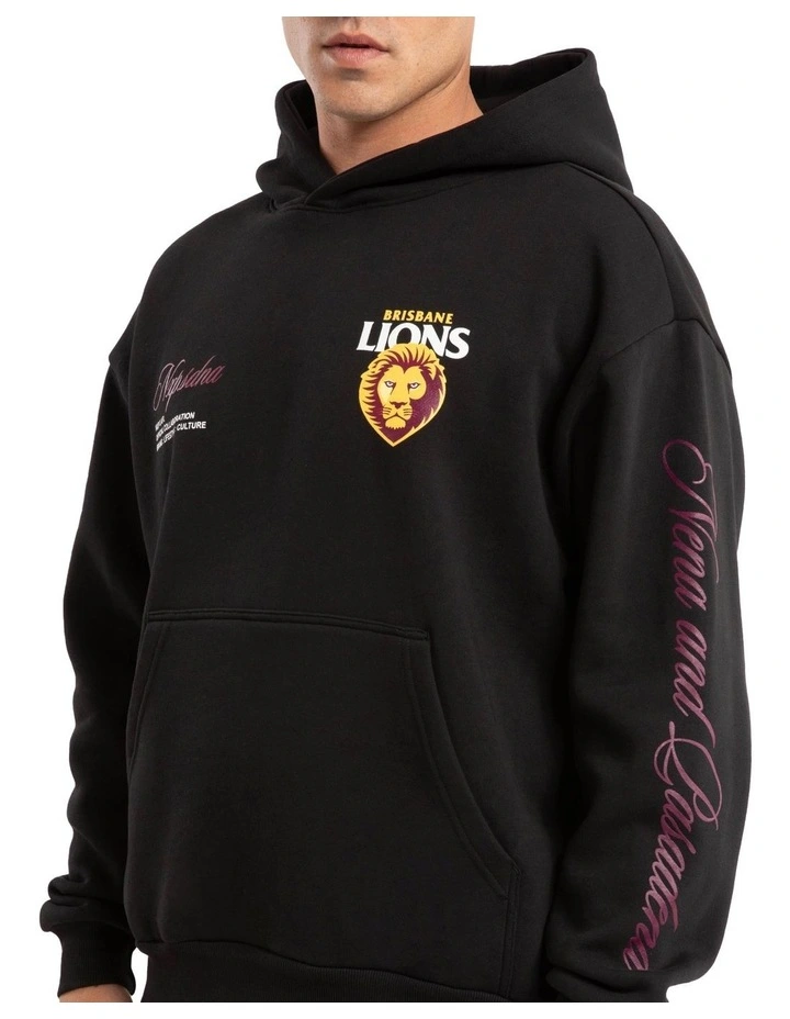 Brisbane Season Hoodie in Jet Black image 4