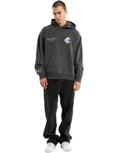 Carlton Vintage Hoodie in Pigment Asphalt