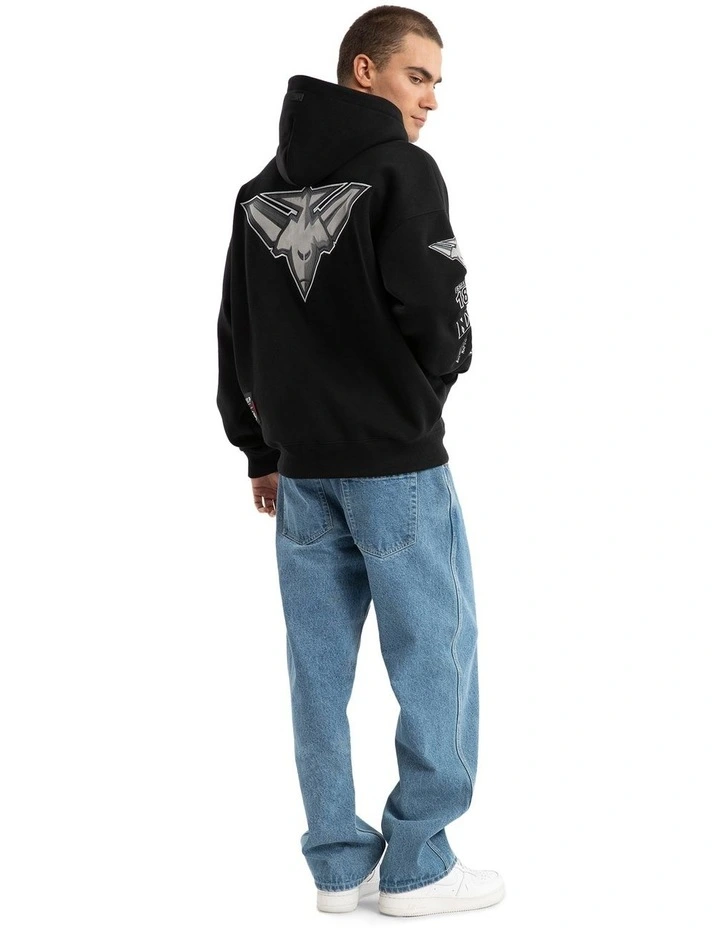 Essendon Mono Hoodie in Black image 7