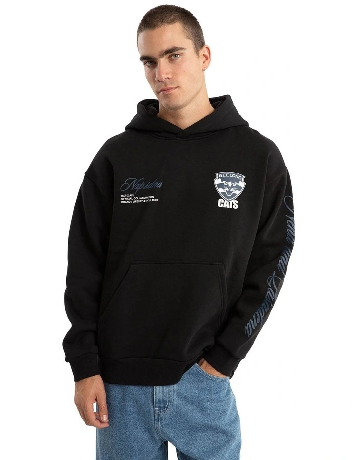 Geelong Season Hoodie in Black image 2