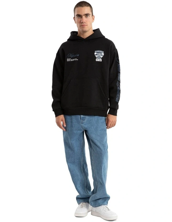 Geelong Season Hoodie in Black image 3