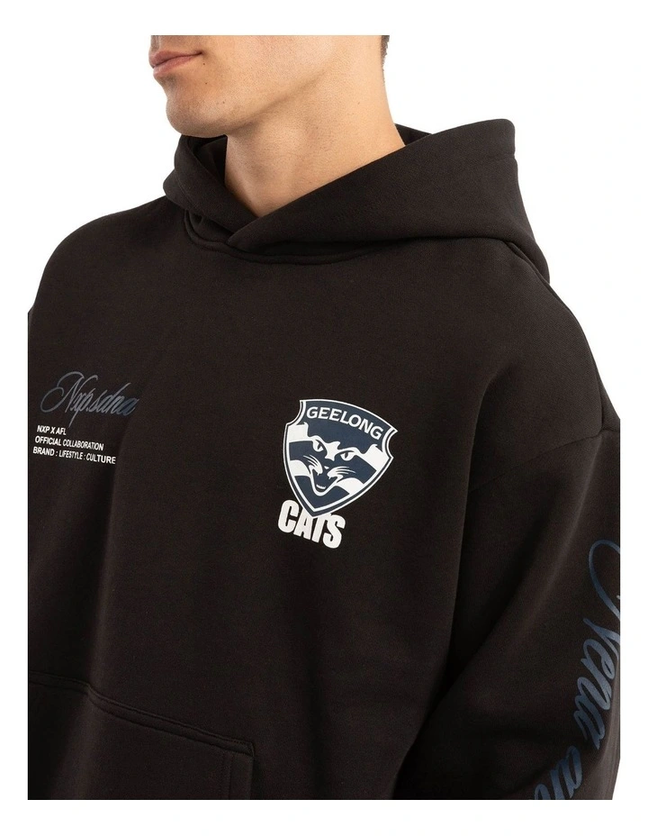 Geelong Season Hoodie in Black image 4