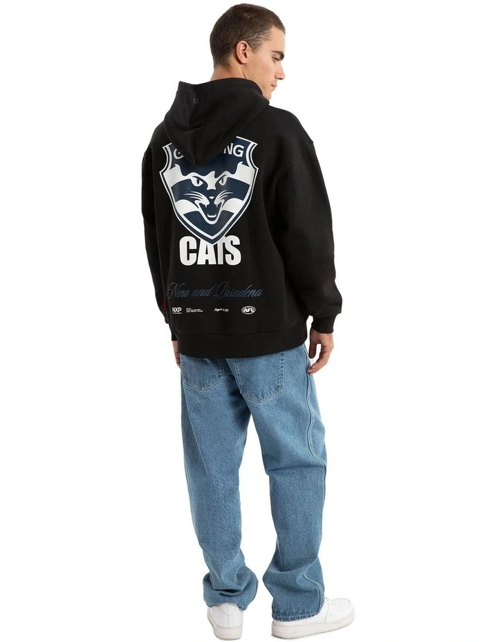 Geelong Season Hoodie in Black image 5