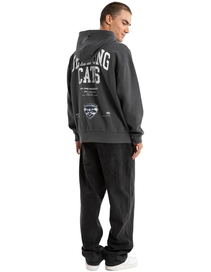 Geelong Vintage Hoodie in Pigment Asphalt image 2