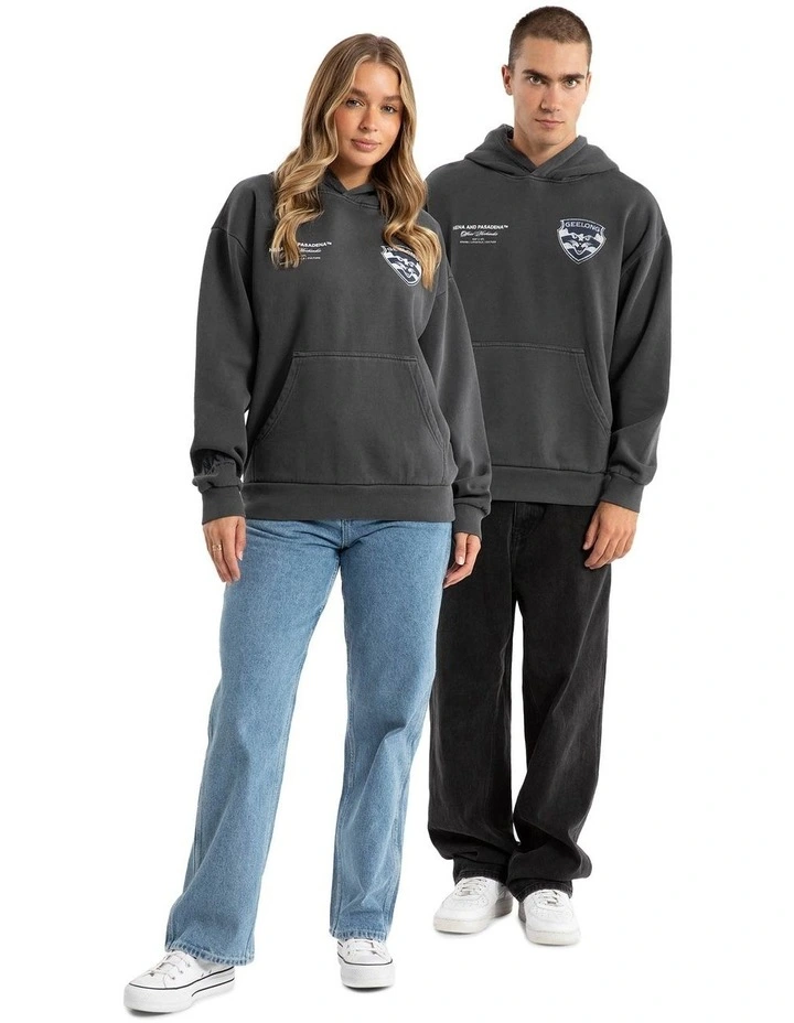 Geelong Vintage Hoodie in Pigment Asphalt image 3