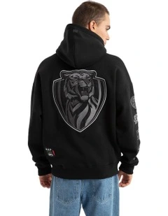 Richmond Mono Hoodie in Black