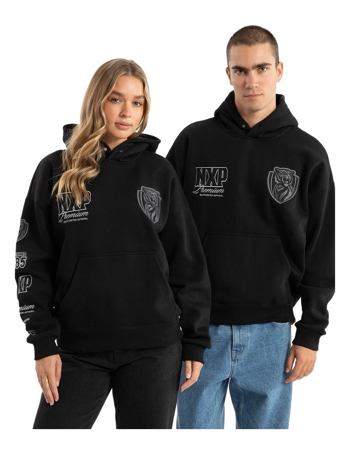 Richmond Mono Hoodie in Black image 3