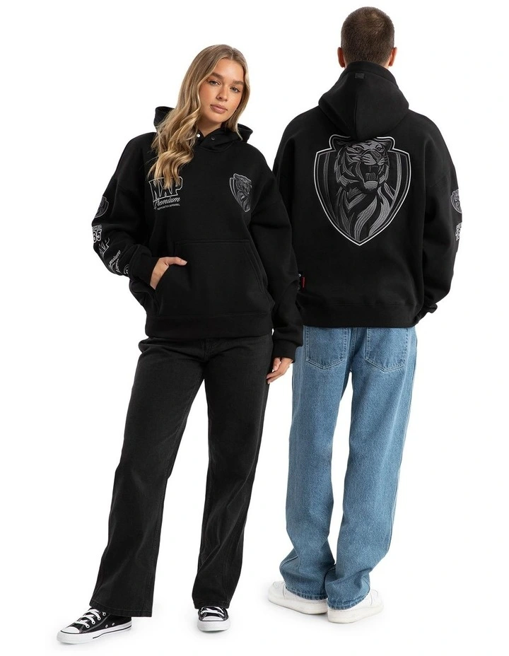 Richmond Mono Hoodie in Black image 4