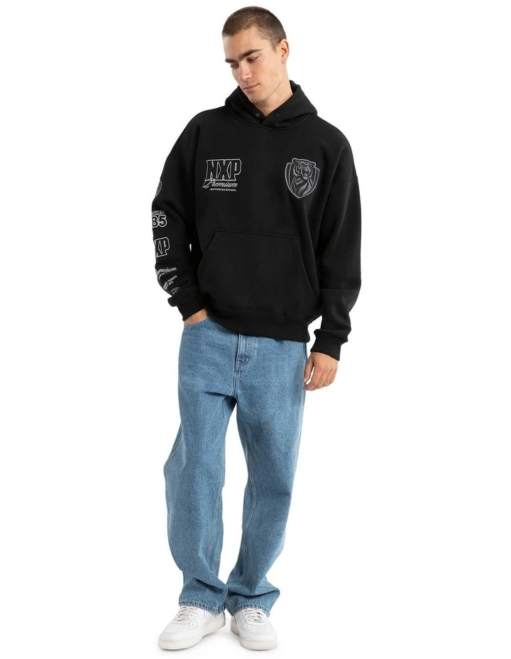 Richmond Mono Hoodie in Black image 5