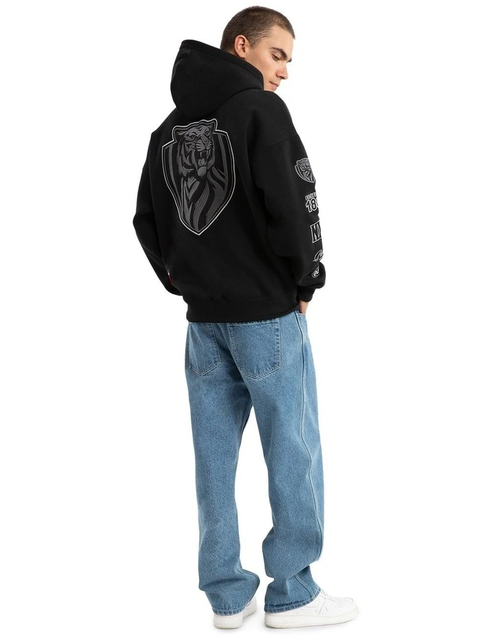 Richmond Mono Hoodie in Black image 7