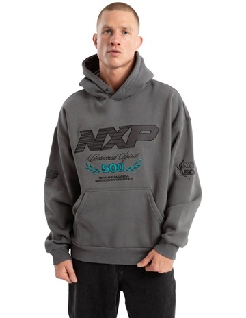 Bounty Box Fit Hoodie in Charcoal
