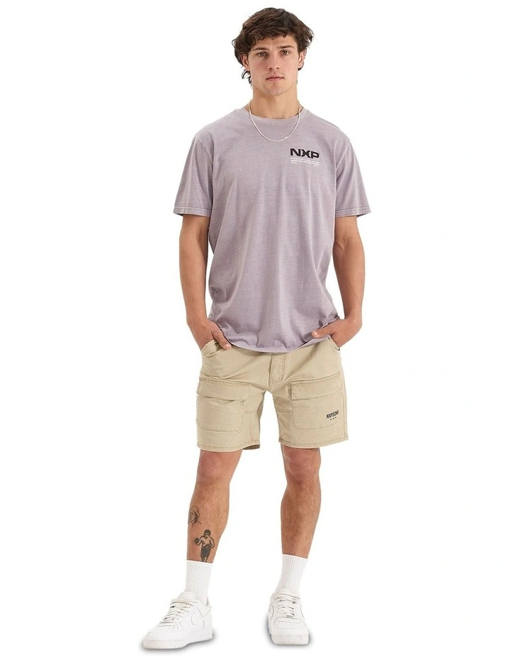 Blast Scoop Back Tee in Pigment Dusk image 6
