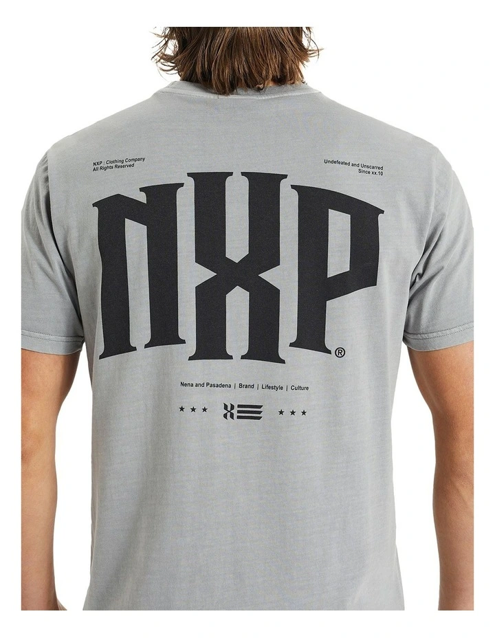 Allegiance Cape Back Tee in Grey image 5