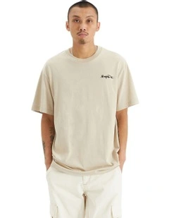 Big Sur Relaxed Tee in Feather Grey