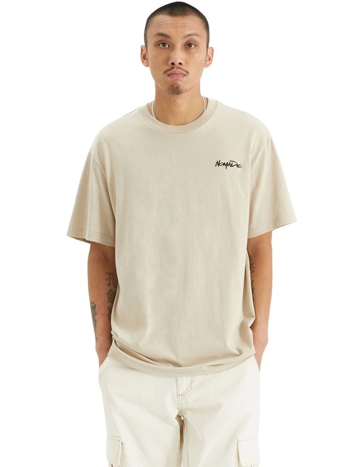 Big Sur Relaxed Tee in Feather Grey image 1