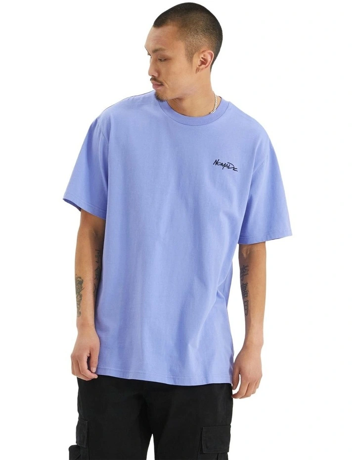 Big Sur Relaxed Tee in Lolite Blue image 2