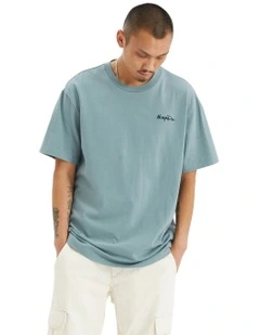 Big Sur Relaxed Tee in Stormy Sea