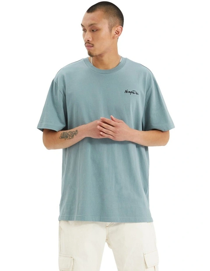 Big Sur Relaxed Tee in Stormy Sea image 2