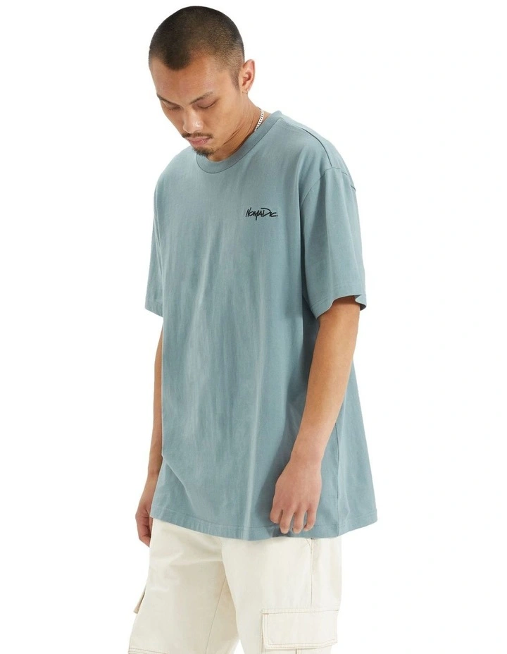 Big Sur Relaxed Tee in Stormy Sea image 3