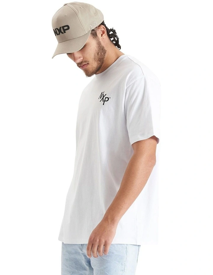 Orbit Heavy Box Fit T-shirt in Optical White image 2