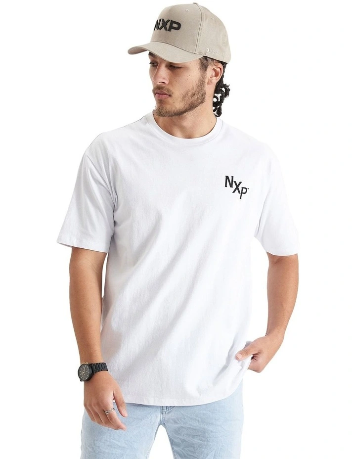 Orbit Heavy Box Fit T-shirt in Optical White image 3