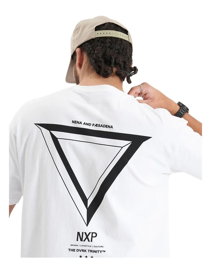 Orbit Heavy Box Fit T-shirt in Optical White image 5