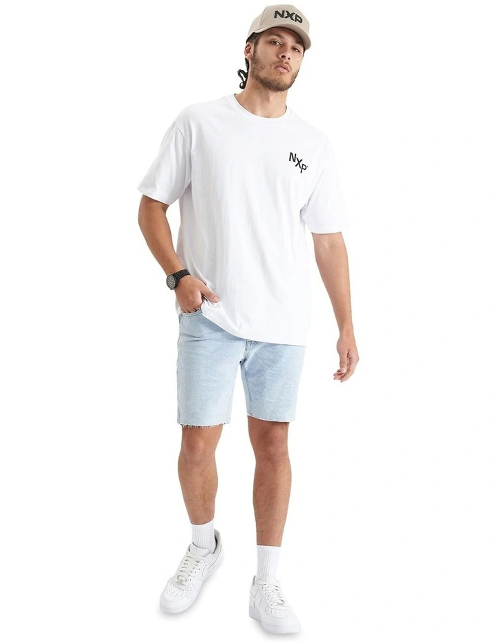 Orbit Heavy Box Fit T-shirt in Optical White image 6