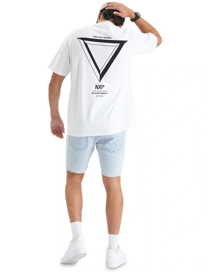 Orbit Heavy Box Fit T-shirt in Optical White image 7