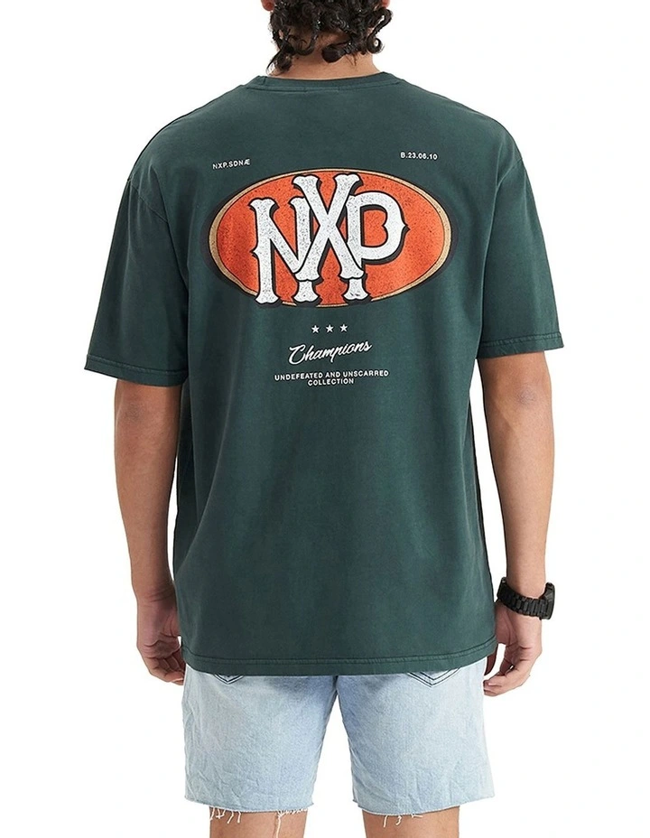 Profile Heavy Box Fit Tee in Grey image 2