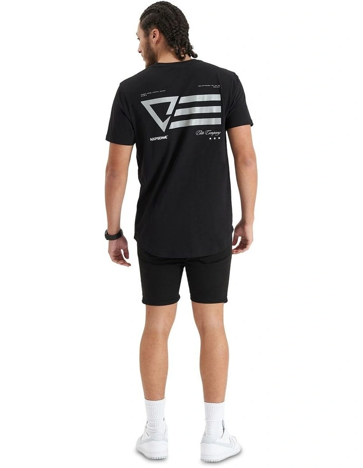 Advance Dual Curved Tee in Black image 5