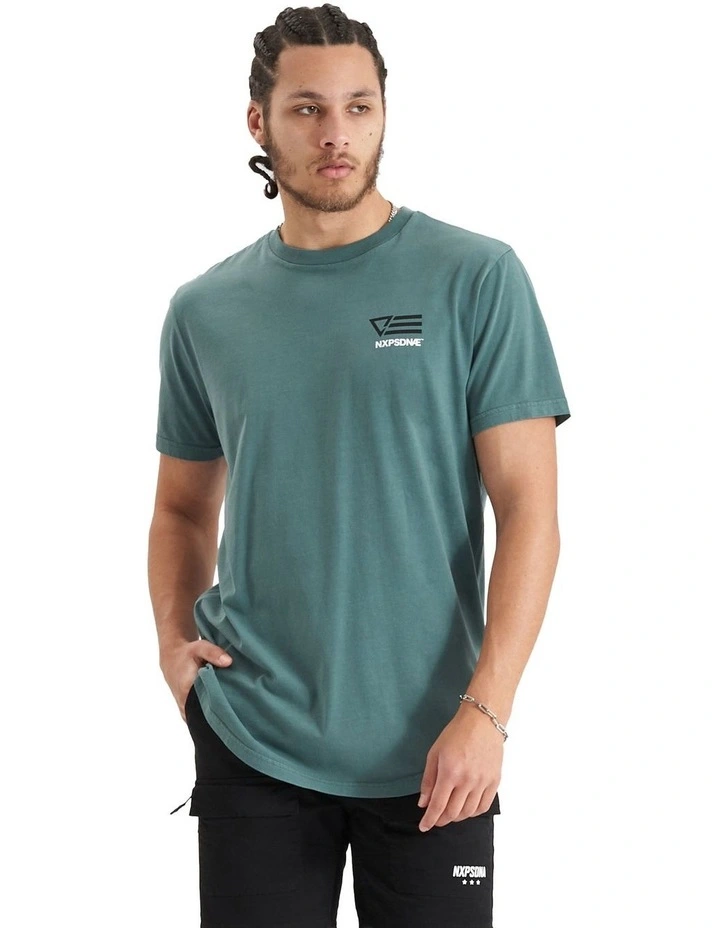Nena & Pasadena Advance Dual Curved Tee in Green | MYER