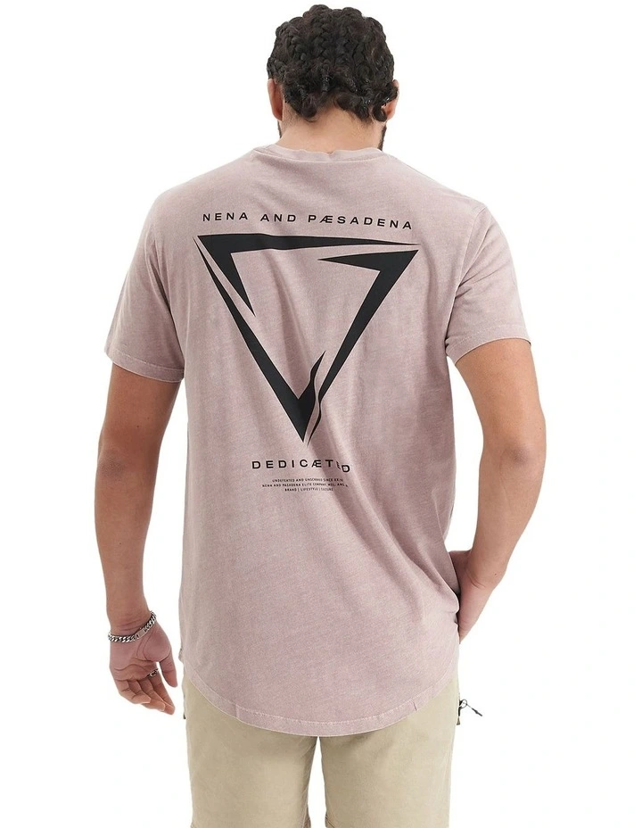 Nena & Pasadena Downforce Dual Curved Tee In Pigment Ethereal | MYER