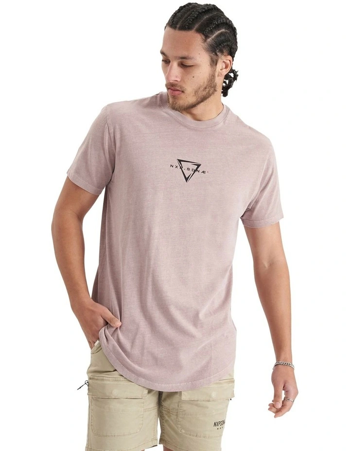 Nena & Pasadena Downforce Dual Curved Tee in Pigment Ethereal | MYER