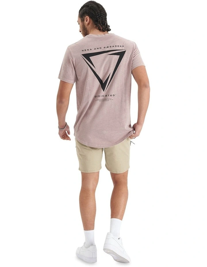 Nena & Pasadena Downforce Dual Curved Tee in Pigment Ethereal | MYER