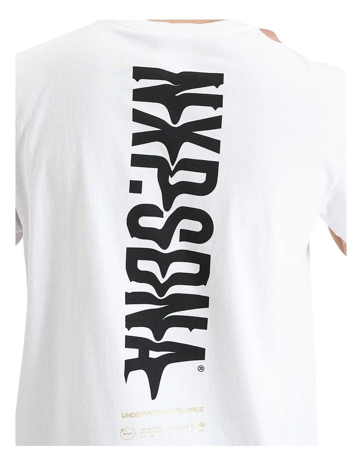 Endplate Dual Curved Tee in Optical White image 5