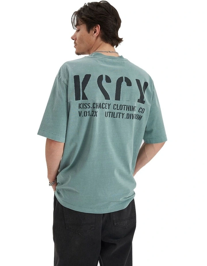Schism Heavy Oversized Tee in Pigment Trellis image 1