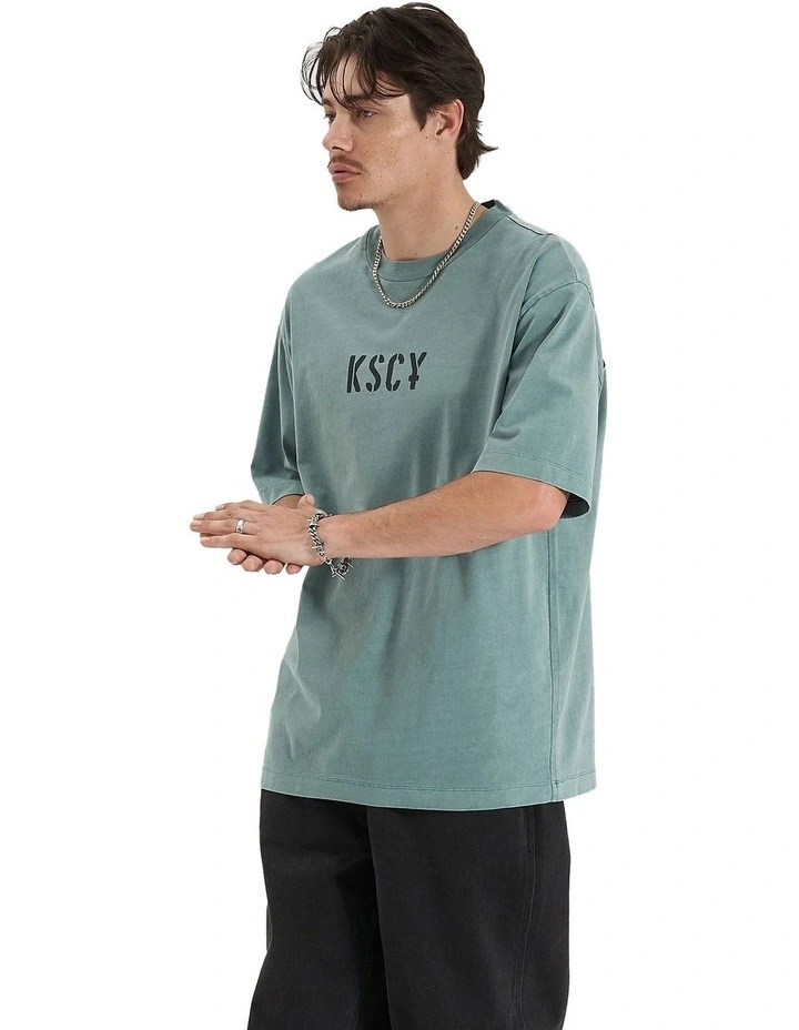 Schism Heavy Oversized Tee in Pigment Trellis image 3
