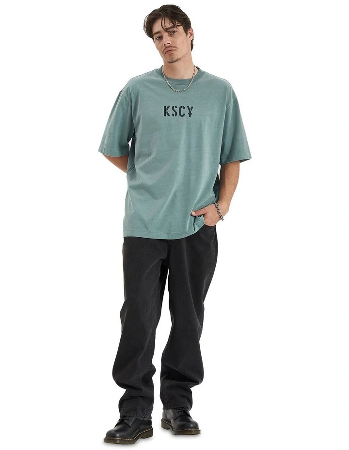 Schism Heavy Oversized Tee in Pigment Trellis image 5