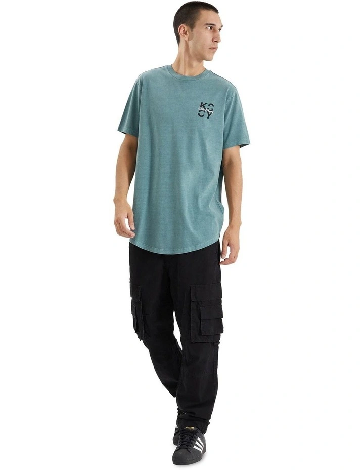 Ferron Dual Curved Tee in Pigment Trellis image 5