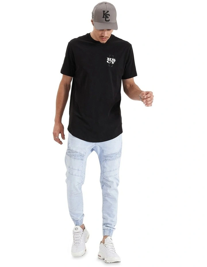 Redemption Dual Curved Tee in Black image 4