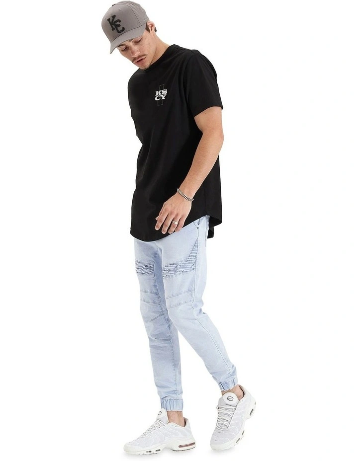 Redemption Dual Curved Tee in Black image 6