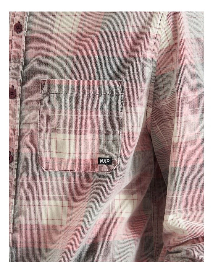 Treshold Casual Long Sleeve Shirt in Renaissance Red Check image 4